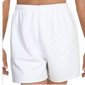Generation love aria shorts white with crystals